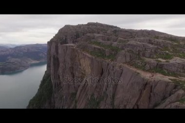 Norveç, manzara. Mountains.Lake. erial anket. Aşırı