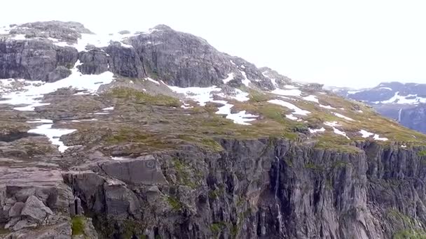 Schöne Aussicht auf die Natur in Norwegen — Stockvideo