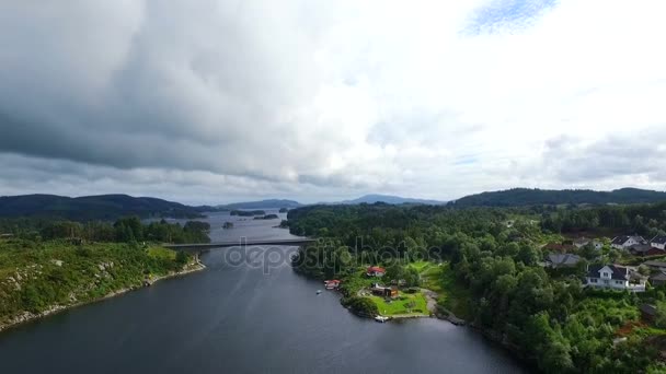 Paisagem panorâmica. Noruega . — Vídeo de Stock