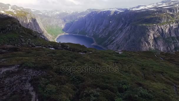 Beautiful view of nature in Norway — Stock Video