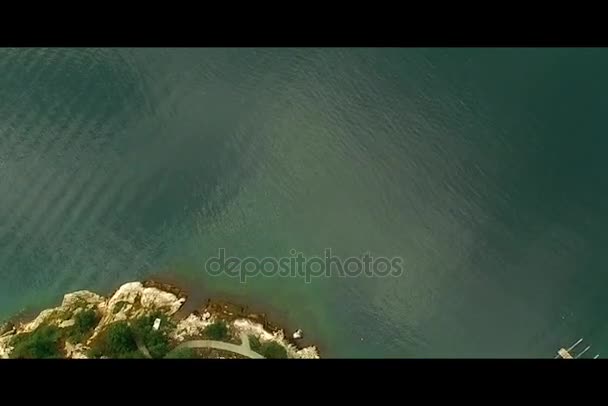 Noruega. Paisaje. Línea costera — Vídeo de stock