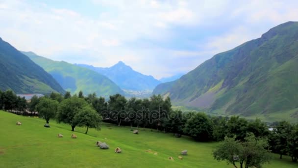 Wunderschöne Natur von Georgien — Stockvideo