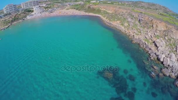 Bela lagoa tropical — Vídeo de Stock