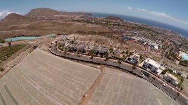 Tenerife dağ manzara.