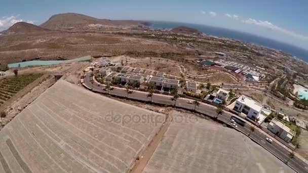 Picturesque mountain landscape of Tenerife. — Stock Video