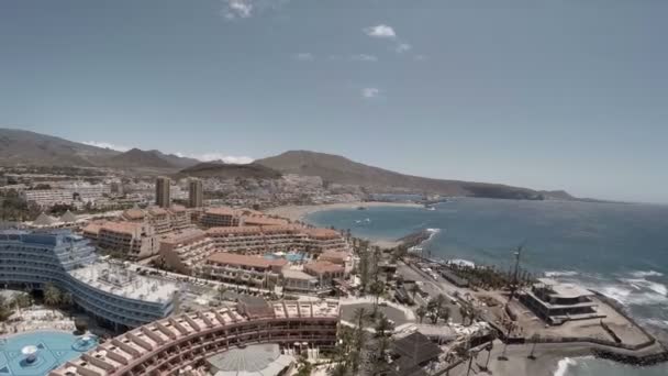 Magnífico paisaje marino de Tenerife — Vídeos de Stock