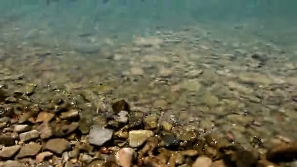 Calm pe mare în apropierea insulei Spinalonga — Videoclip de stoc