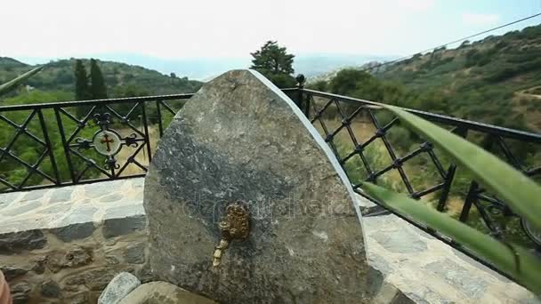 Visita ai monasteri e alle chiese della Grecia . — Video Stock