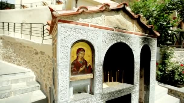 Відвідував святі місця Греції — стокове відео