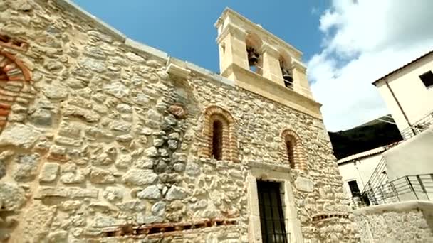 Manastır ve kiliseler, Yunanistan. — Stok video