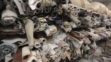 Kumaş koltuklar tesisinde kullanılmak üzere hazır rulo