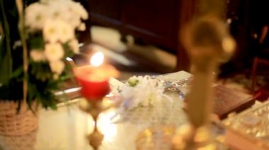 Kilise evlilik kilise, tablo özniteliklerini yakın çekim