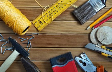 iş araçları düz ev onarımı yatar yazıtlar için yer