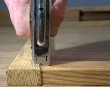 construction stapler at work home repair