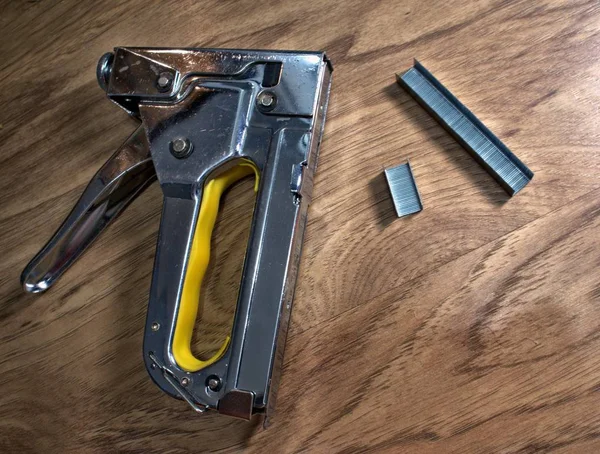 construction stapler at work home repair