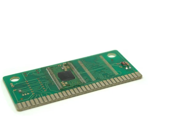 Alte Diskette Von Spiel Cvintage Diskette Von Spielkassette Chipsartridge Chips — Stockfoto