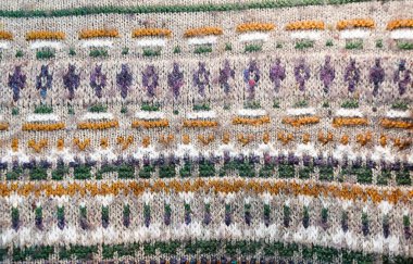 Arka plan ve yazıt için desenli eski yün süveter deseni