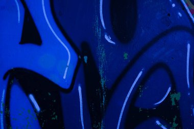 Arkaplan ya da ekran koruyucu için graffiti ile duvara boya yayma dokusu