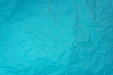 Arkaplan ve harfler için buruşmuş mavi kağıt dokusu