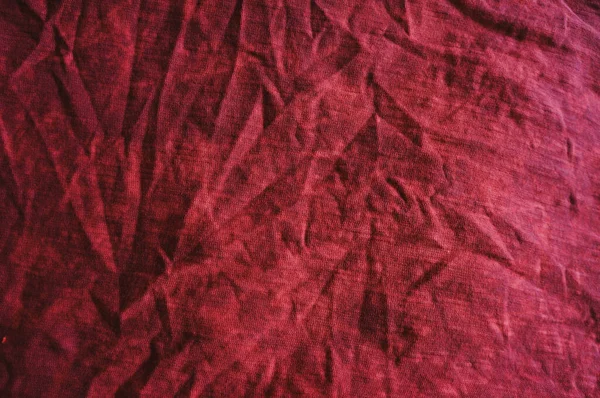 Texture Tissu Couleur Rouge Pour Arrière Plan Votre Texte — Photo