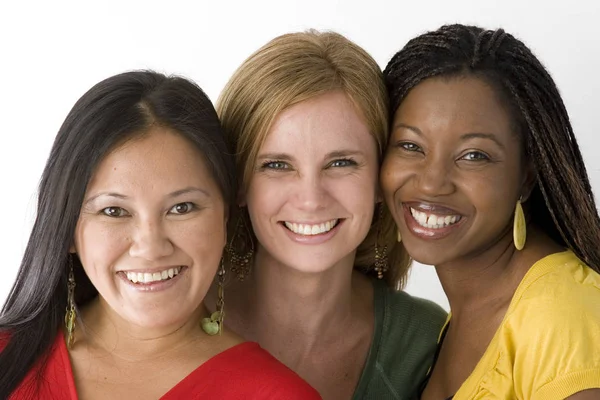 Beyaz izole kadın farklı grup. — Stok fotoğraf