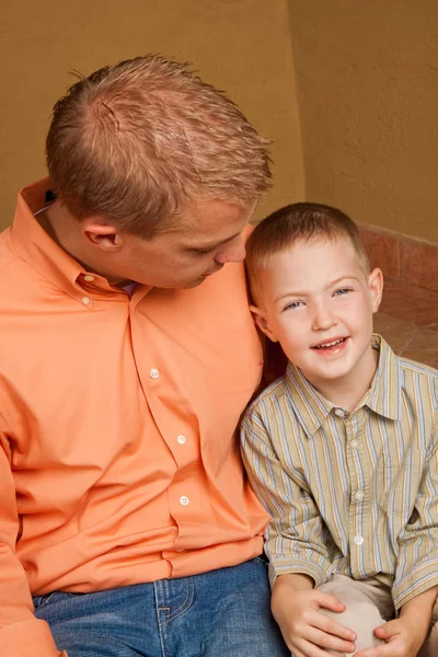Happy loving father and his son. — Stock Photo, Image