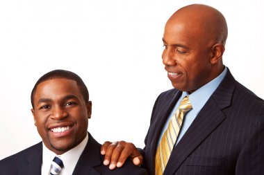 Afrikalı-Amerikalı iş takım ve akıl hocası.