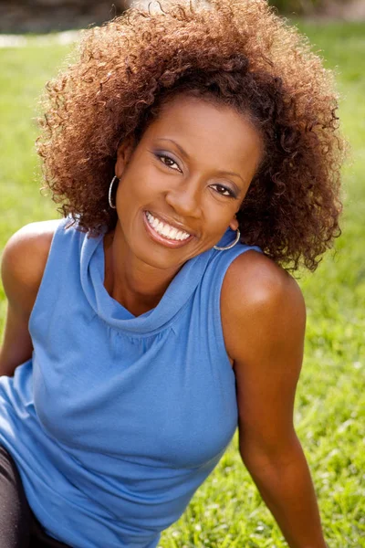 African American mature woman. — Stock Photo, Image