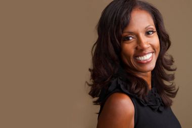 Moda güzel Olgun kadın.