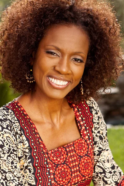 Afro-Amerikan Olgun kadın.