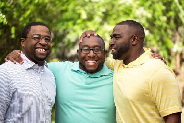 Brothers laughing and talking. — Stock Photo, Image