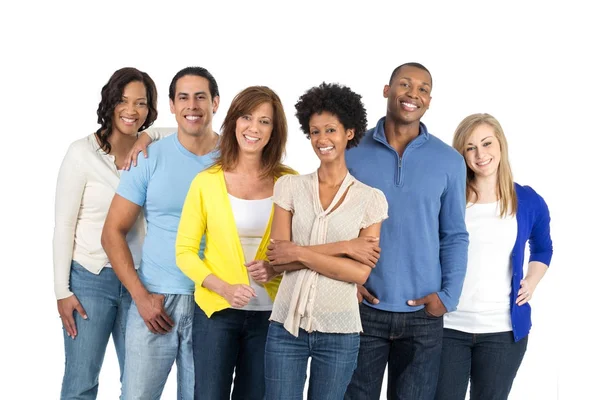 Diverse group of friends — Stock Photo, Image