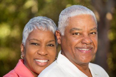 Mature AFrican American Couple clipart
