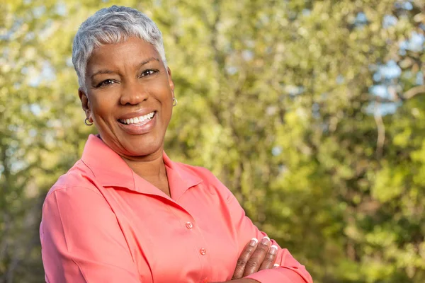 Mature African American woman. — Stock Photo, Image