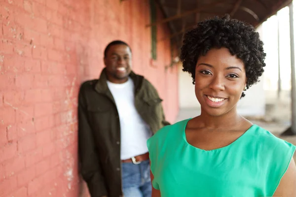 Retrato de una pareja afro-americana . —  Fotos de Stock