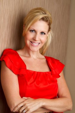 Güzel Afrikalı Amerikalı kadın..