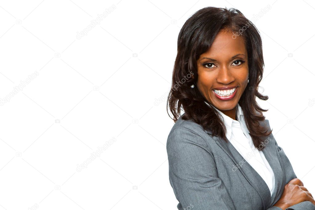 African American businesswoman.