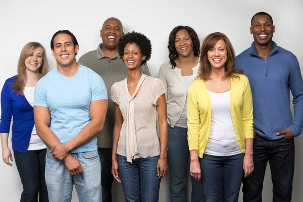 Diverse group of friends — Stock Photo, Image