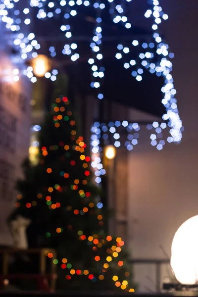 Noel ışıkları renkli