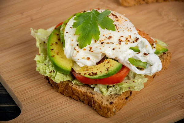 Healthy sandwiches for the breakfast — Stock Photo, Image