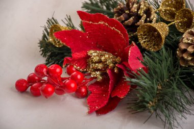 Noel ve yeni yıl için dekorasyon