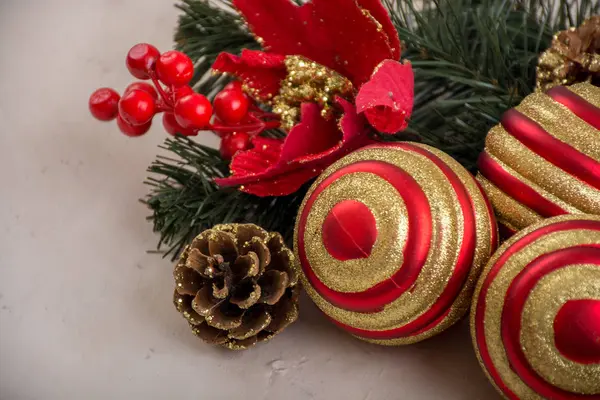Decoratie voor Kerstmis en Nieuwjaar — Stockfoto