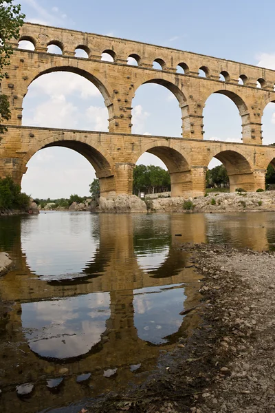 Pont du Gard perto de Nimes, França — Fotografia de Stock