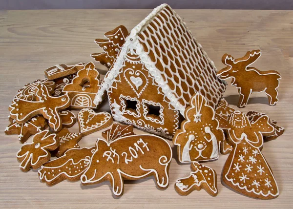 House made from flour and sugar — Stock Photo, Image