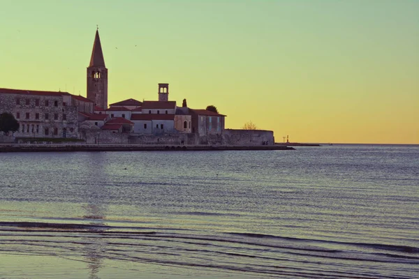 Panorama miasta porec, Chorwacja — Zdjęcie stockowe