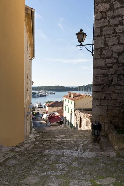 Wąskie uliczki, Istria, Chorwacja — Zdjęcie stockowe