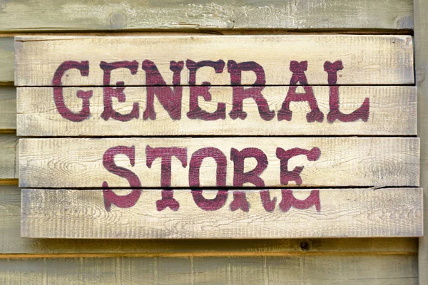 General store sign