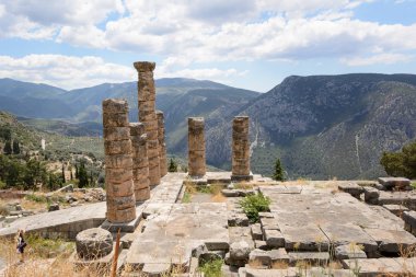  Apollo, Delphi, Yunanistan kutsal kalıntıları 