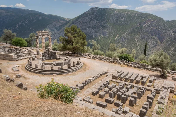 Delphi Yunanistan Eski Kazı Çalışmaları — Stok fotoğraf