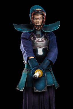 erkek gelenek kendo zırh shinai (bambu kılıcı ile).